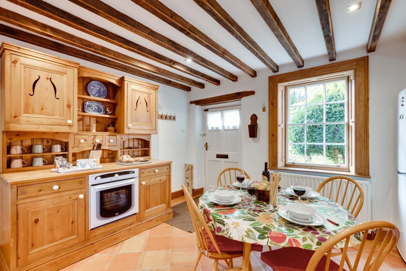 Microwave, oven, dishwasher, highchair