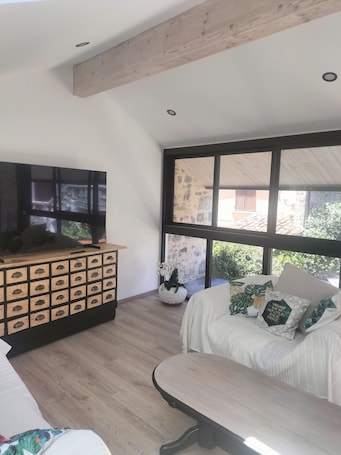 リビング エリア. Cocooning guest room
