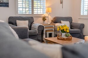 Fernseher, Kamin