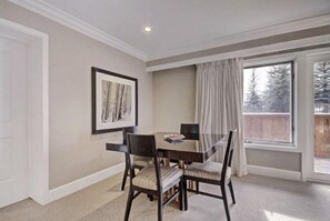 Dining - Mountain View Balcony | On-Site Spa (Vail)