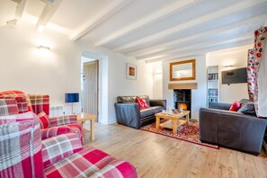 TV, fireplace - 3 Bed in Padstow (oc-p00294) (Saint Issey)