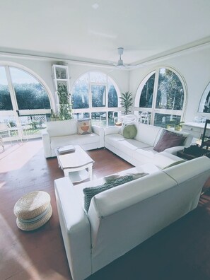 TV, video-game console, table tennis