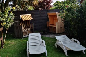 Terrace/patio - Cozy double room with sunny balcony (Sylt)