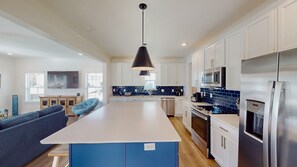 House, Multiple Beds, Patio, Garden View (Wolf Bay Hangout) | Private kitchen | Coffee/tea maker - Luxury Pet-friendly Home With Game Room & Community Pool (Orange Beach)