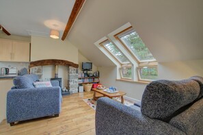 TV, fireplace - 2 Bed in Machynlleth (oc-wad305) (Cemmaes)
