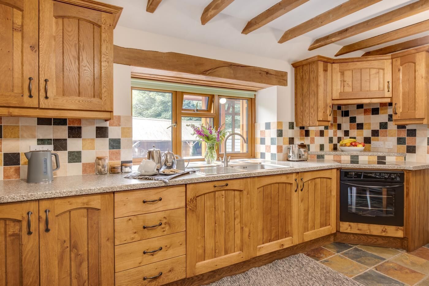 Microwave, oven, dishwasher, highchair