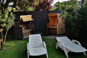 Terrace/patio - Cozy single room with sunny balcony (Sylt)