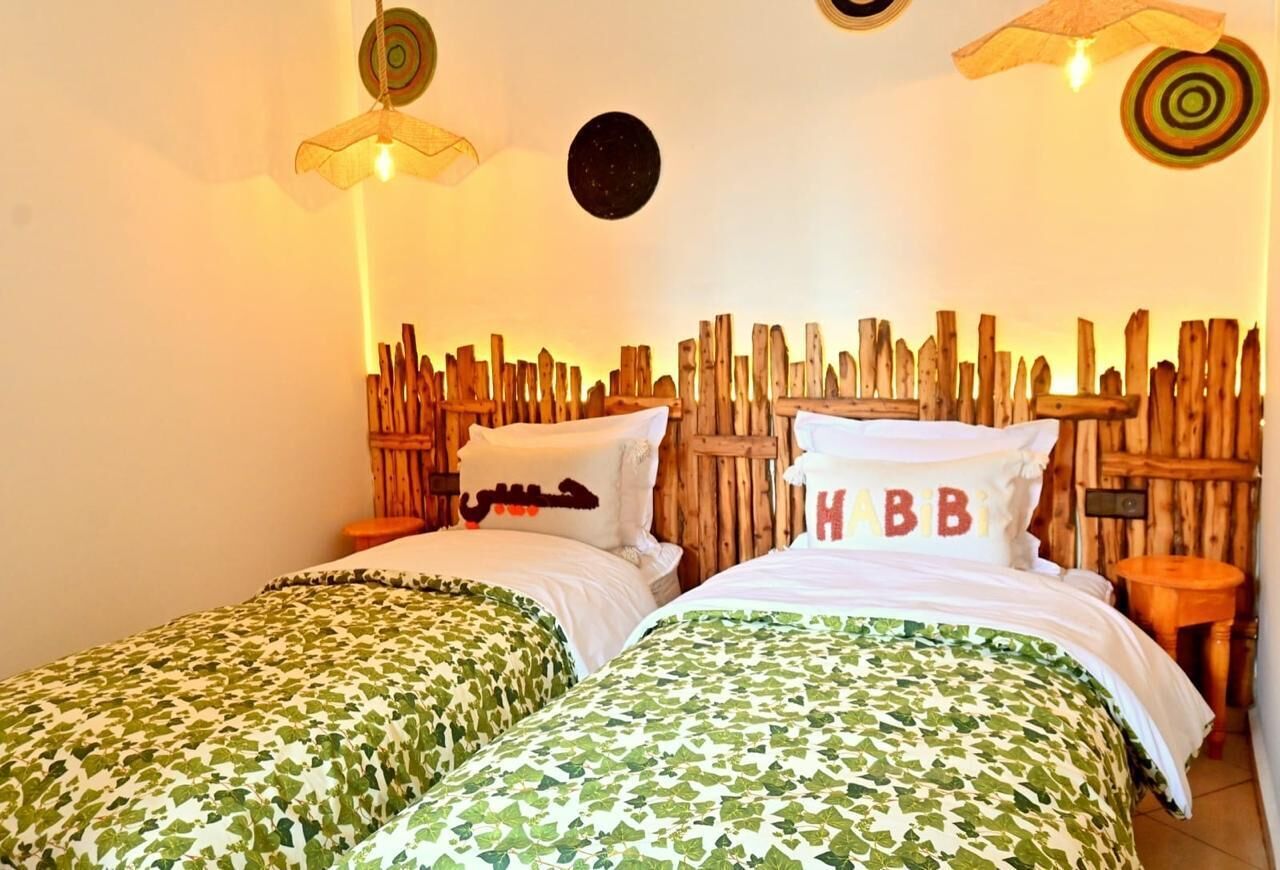 Standard-Doppel- oder -Zweibettzimmer, Blick auf den Innenhof | Kostenloses WLAN