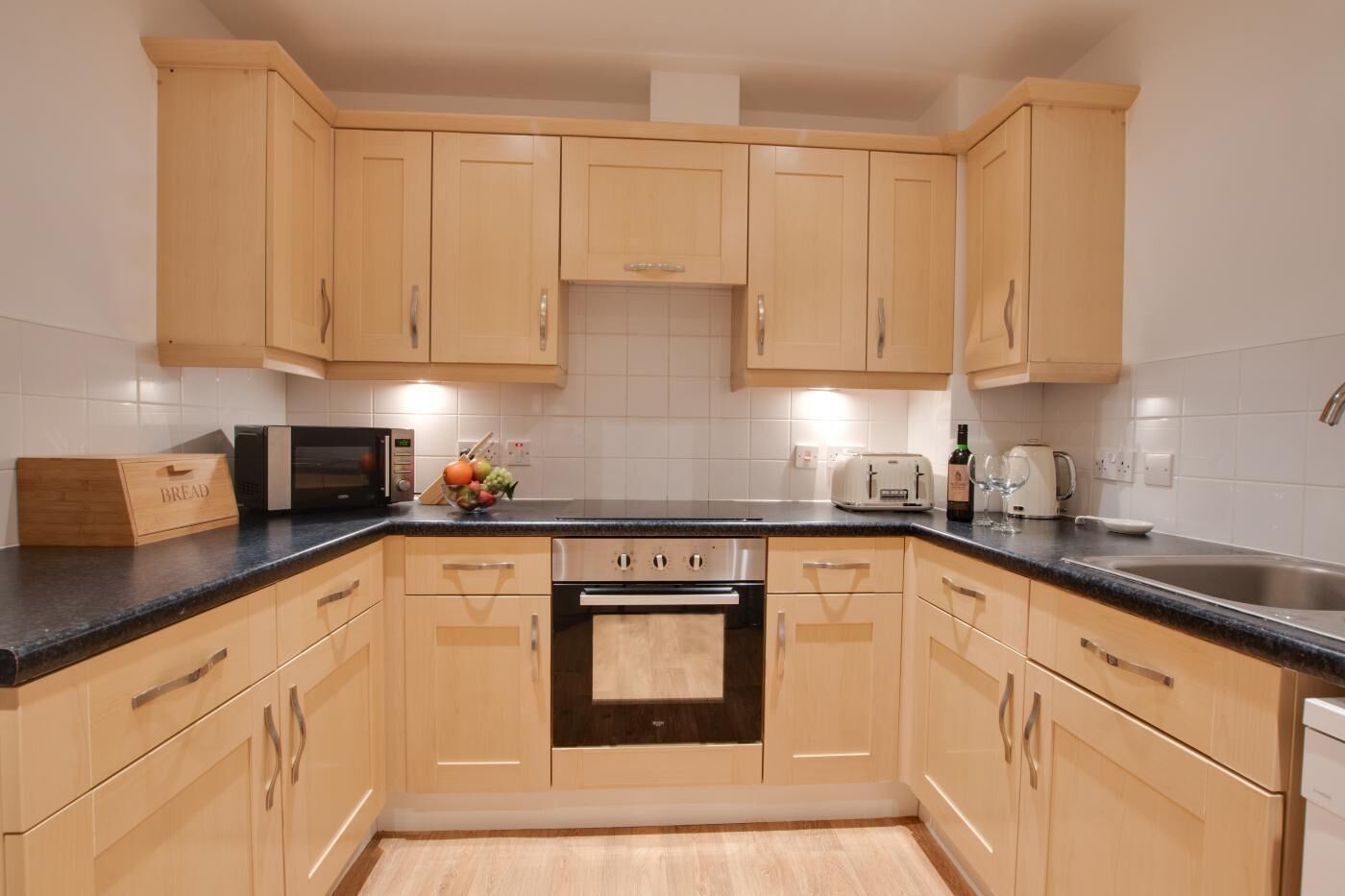 Microwave, oven, dishwasher, highchair