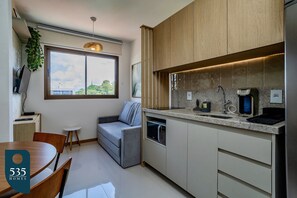 Interior - Cozy high floor apartment in Ondina (Salvador)