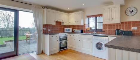 Microwave, oven, dishwasher, highchair