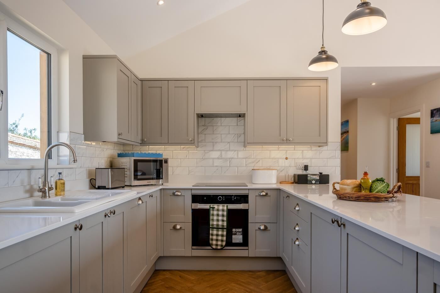 Microwave, oven, dishwasher, highchair