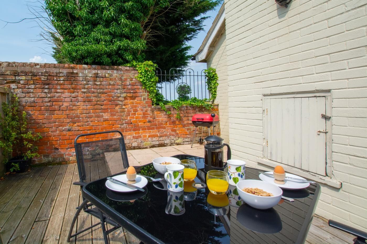 Opções para refeição ao ar livre