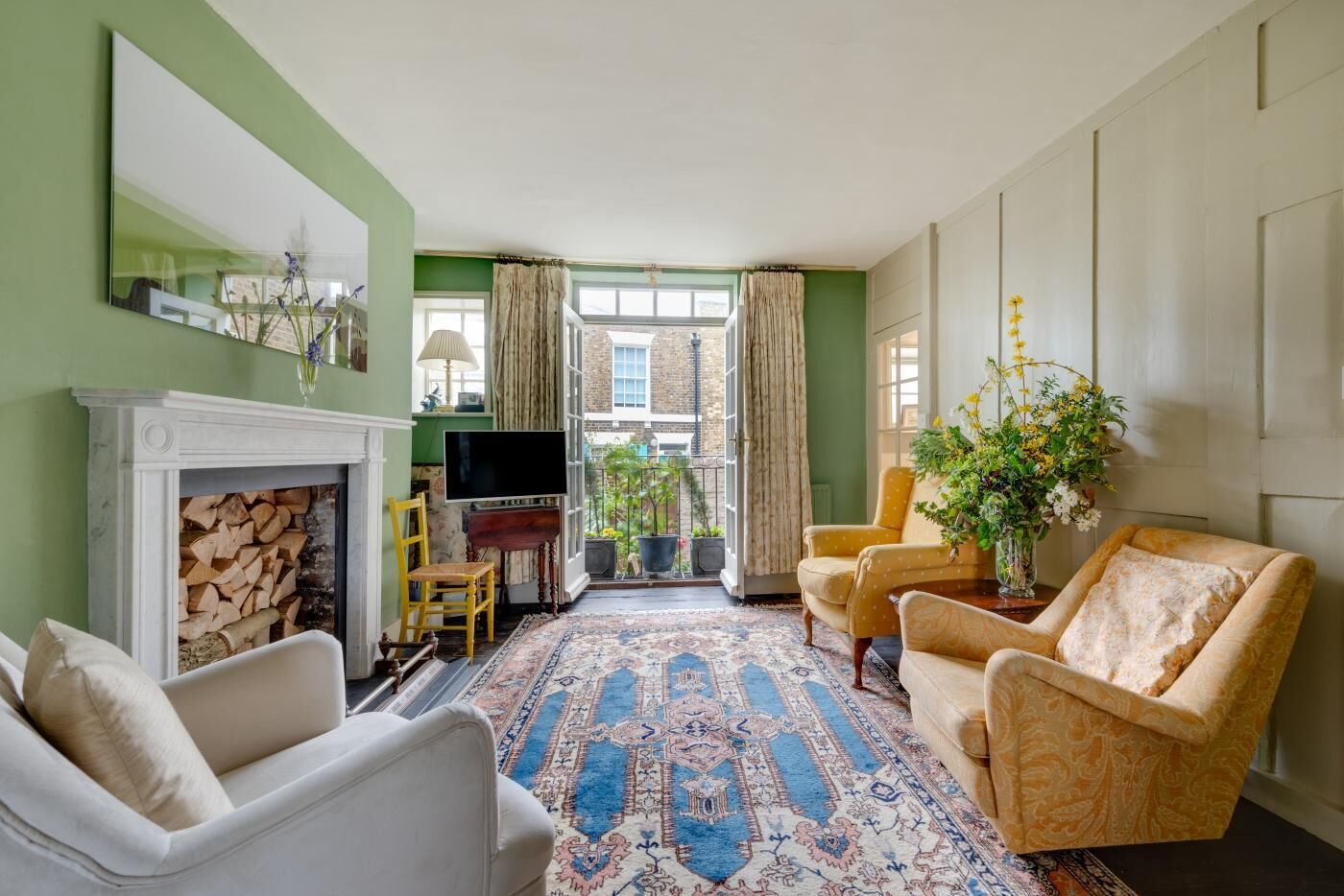 تلفزيون، مدفأة