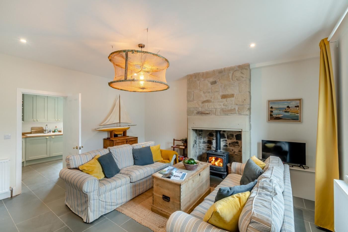 Televisor i llar de foc 