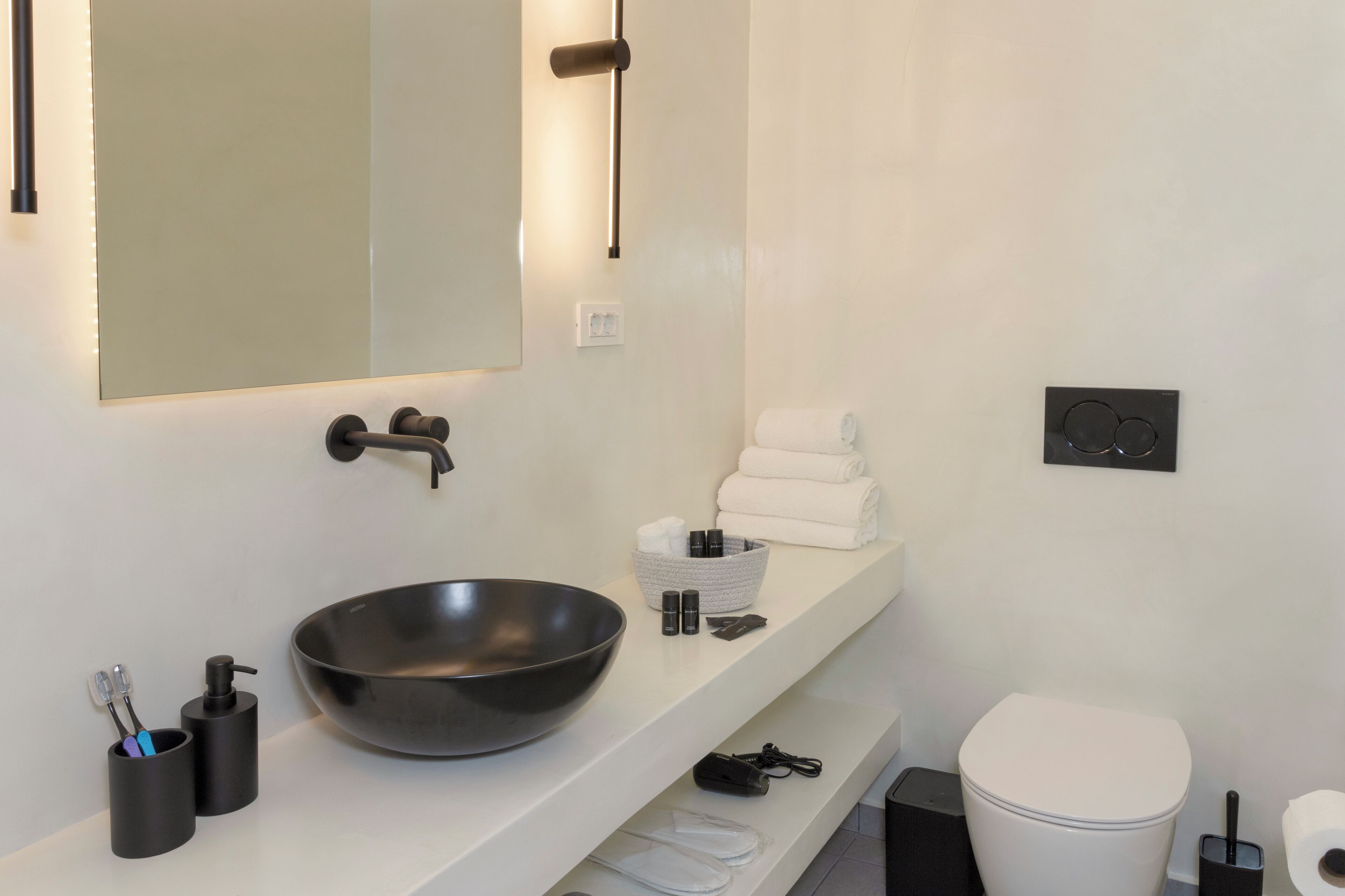 Deluxe-Suite, Balkon, Stadtblick | Badezimmer