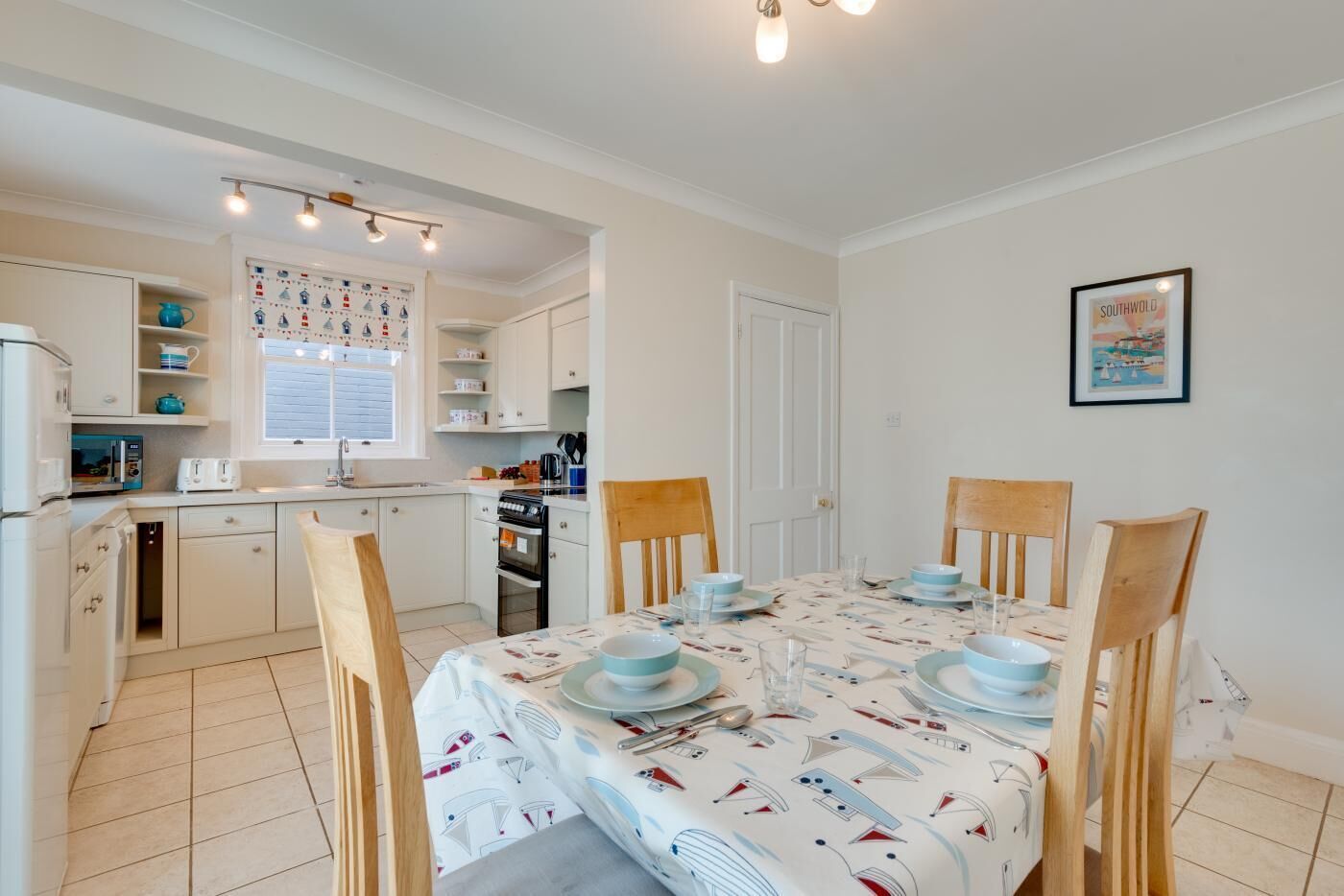 Microwave, oven, dishwasher, highchair