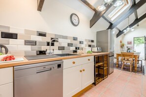 Microwave, oven, dishwasher, highchair