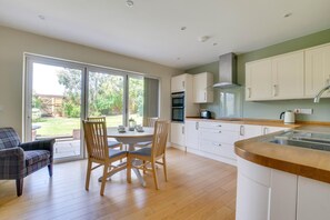 Microwave, oven, dishwasher, highchair