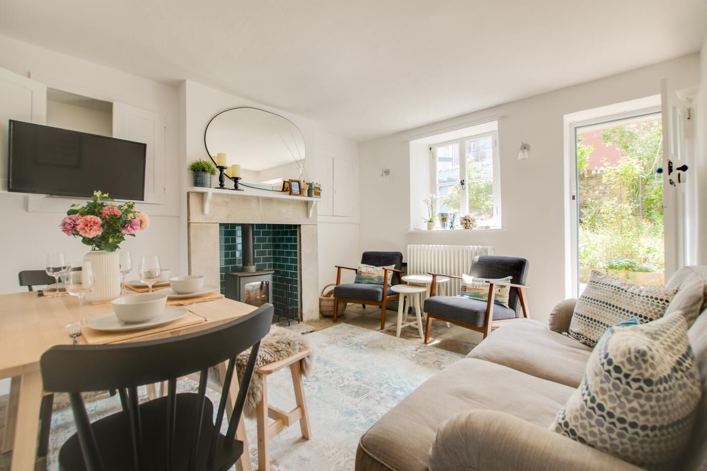 تلفزيون، مدفأة