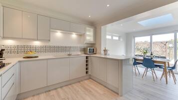 Microwave, oven, dishwasher, highchair