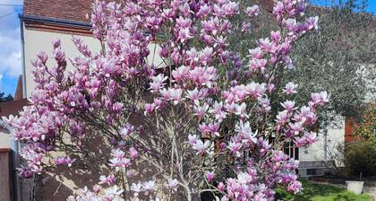 Chambre dâhĂŽtes « Chambre Automne » avec jardin partagĂ© et Wi-Fi