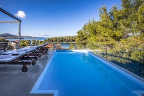 Una piscina riscaldata