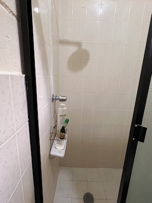 Douche, bidet, serviettes fournies