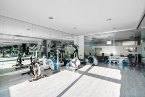 Fitness facility - Apartment 'Elegance Denia 13' with Shared Pool, Wi-Fi and Air Conditioning (Denia)