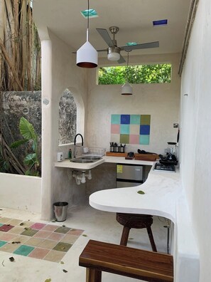 Private kitchen - Hotelito CalleOuvert (Mérida)