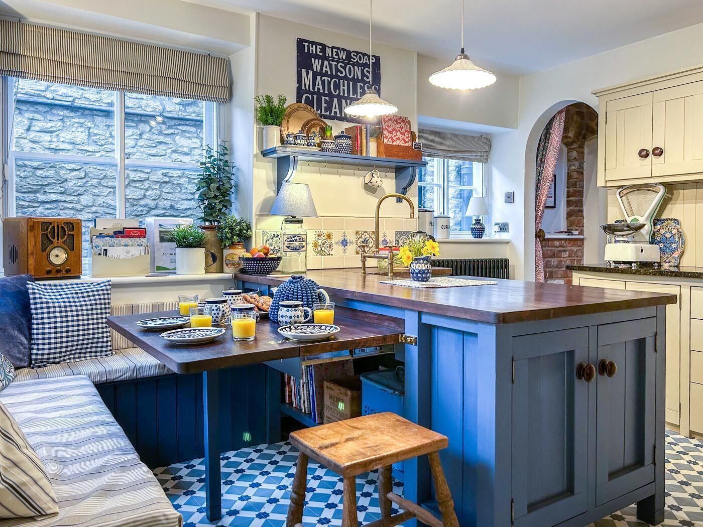 Microwave, oven, dishwasher, high chair