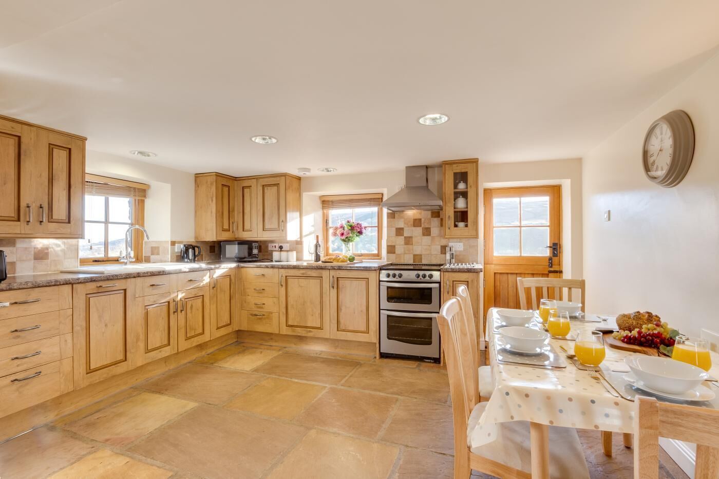 Microwave, oven, dishwasher, highchair