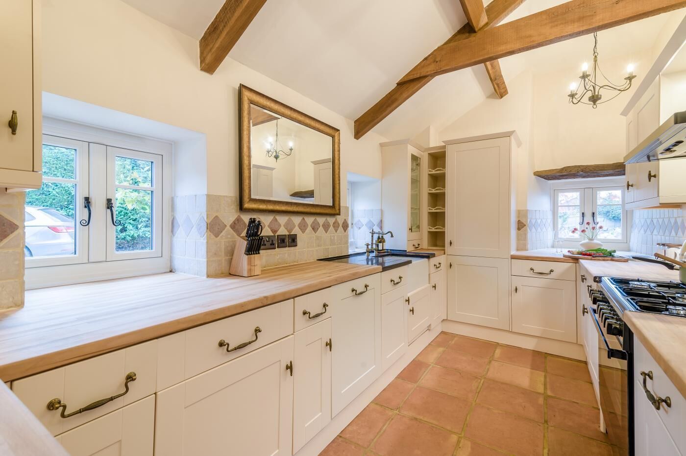 Microwave, oven, dishwasher, high chair