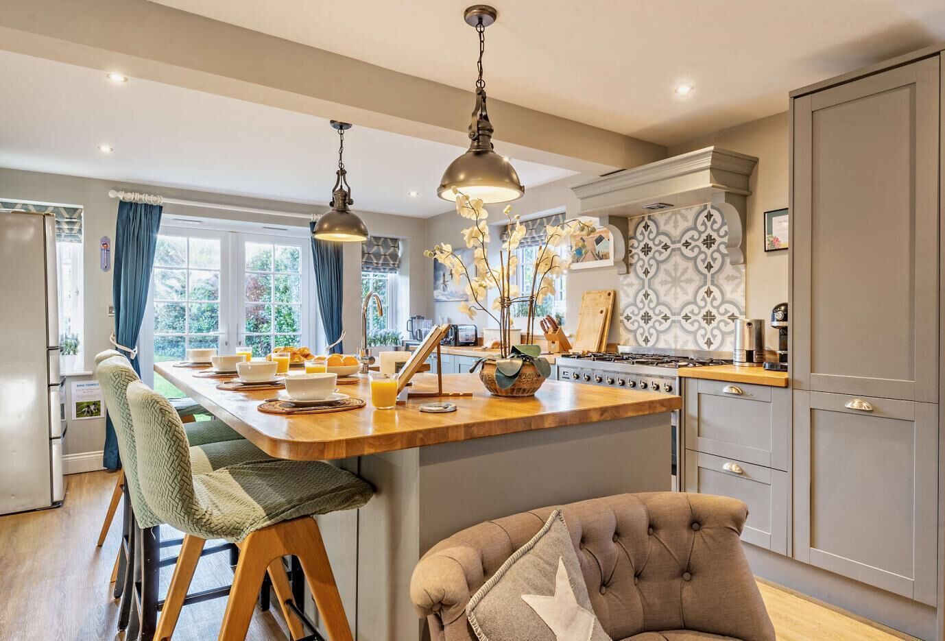 Microwave, oven, dishwasher, highchair