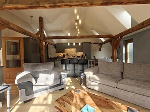 Fernseher, Kamin