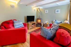 TV, fireplace - 1 Bed in Porthleven (oc-smuggl) (Porthleven)
