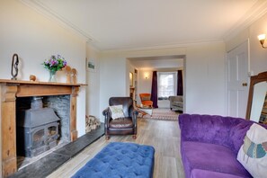 TV, fireplace - 3 Bed in Boscastle (oc-p00874) (Boscastle)