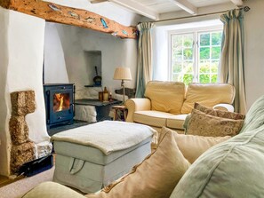 Fernseher, Kamin