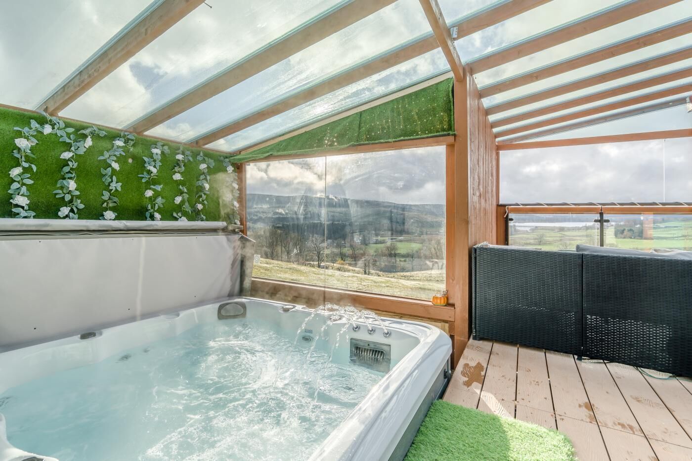 Bain à remous intérieur