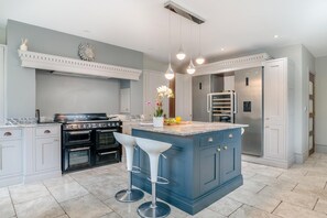 Microwave, oven, dishwasher, high chair