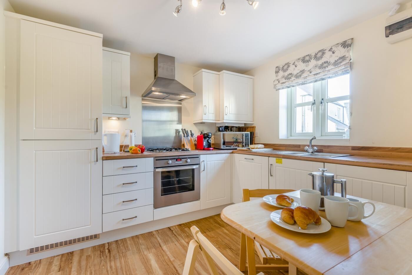 Microwave, oven, dishwasher, highchair