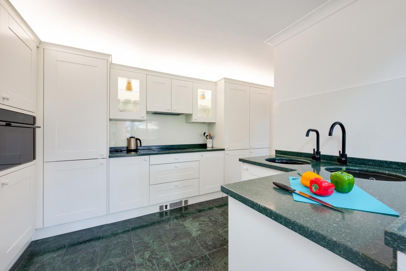 Microwave, oven, dishwasher, highchair