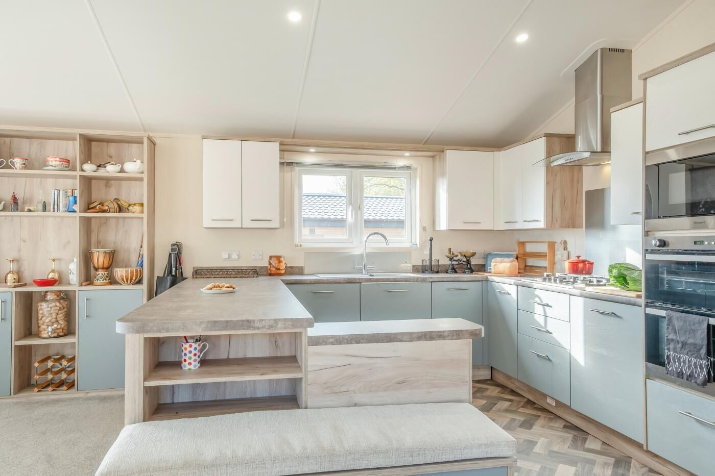 Microwave, oven, dishwasher, high chair