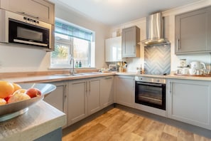 Microwave, oven, dishwasher, highchair