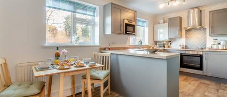 Microwave, oven, dishwasher, highchair