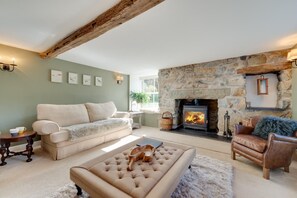 TV, fireplace - 4 Bed in Brithdir (oc-wag722) (Brithdir)