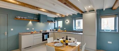 Microwave, oven, dishwasher, highchair