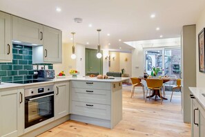 Microwave, oven, dishwasher, highchair