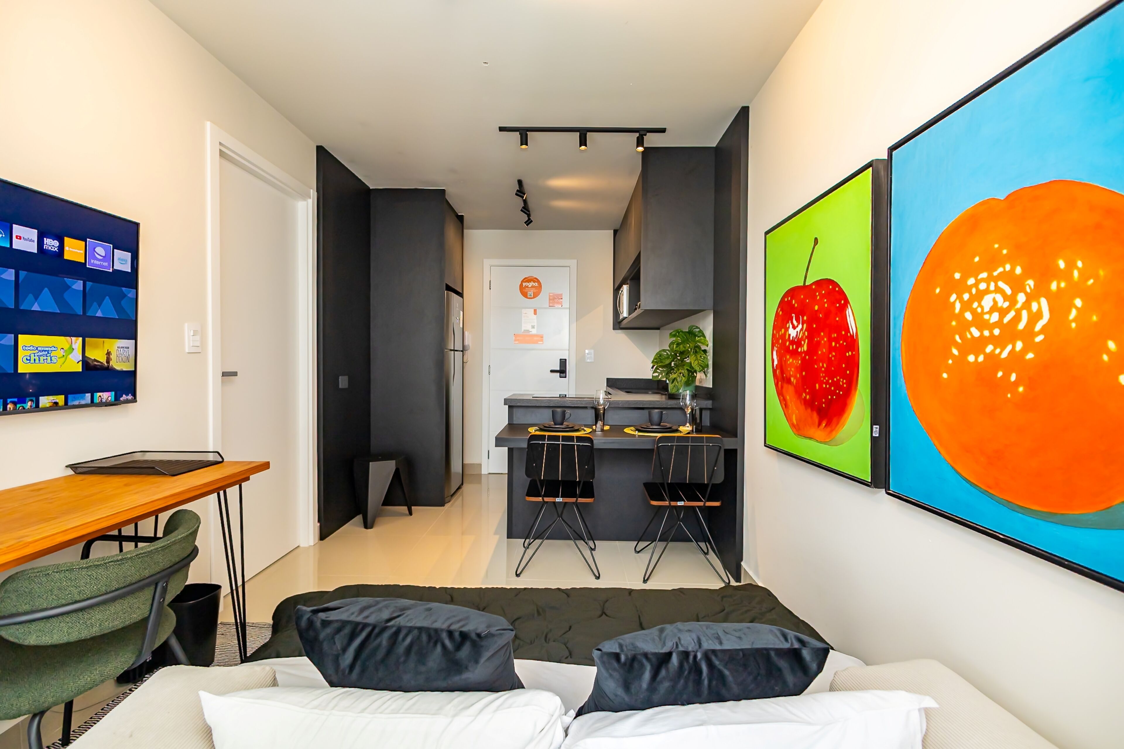Studio | Oppholdsområde | Flatskjerm-TV