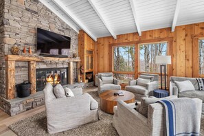 تلفزيون، مدفأة